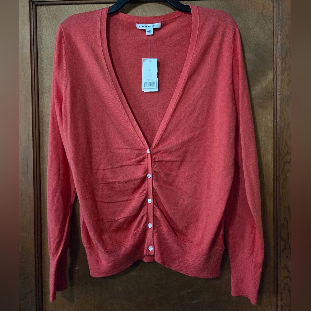 NWT Banana Republic cardigan, sz L